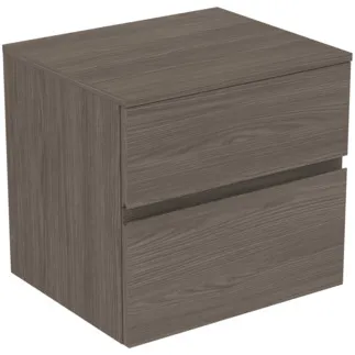 IDEAL STANDARD Toaletní skříňka Finesse 602x505 mm, se 2 výsuvy Soft-Close, s umyvadlovou deskou #E3433UR
