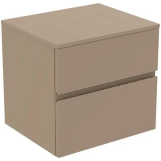 IDEAL STANDARD Toaletní skříňka Finesse 602x505 mm, se 2 výsuvy Soft-Close, s umyvadlovou deskou #E3433UP