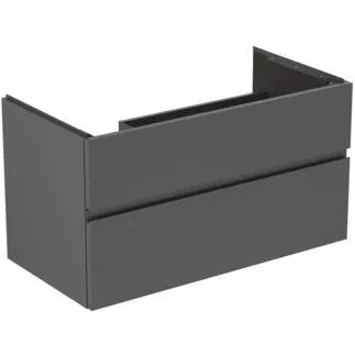 IDEAL STANDARD Toaletní skříňka Finesse 1000x505 mm, se 2 výsuvy s měkkým zavíráním #E3445Y2 - antracit matný