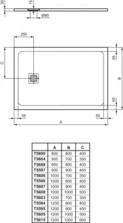 IDEAL STANDARD Ultra Flat S+ obdélníková sprchová vanička 1000x800 mm, v jedné rovině s podlahou #T5596FR - Carrara bílá, obrázek 3