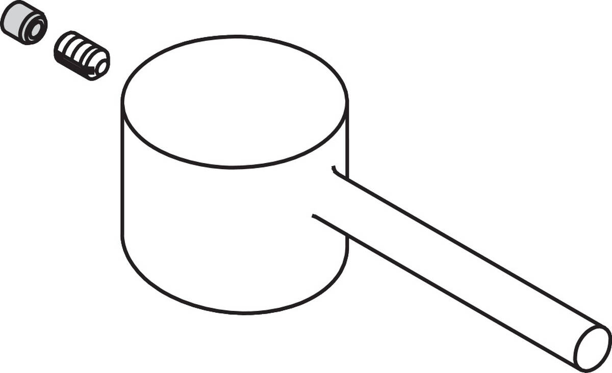 HANSGROHE Rukojeť #10093000 - chrom