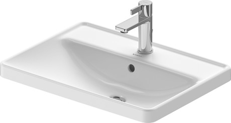 DURAVIT D-Neo umyvadlo zápustné 60x44cm s 1 otvorem #0357600027 - bílá