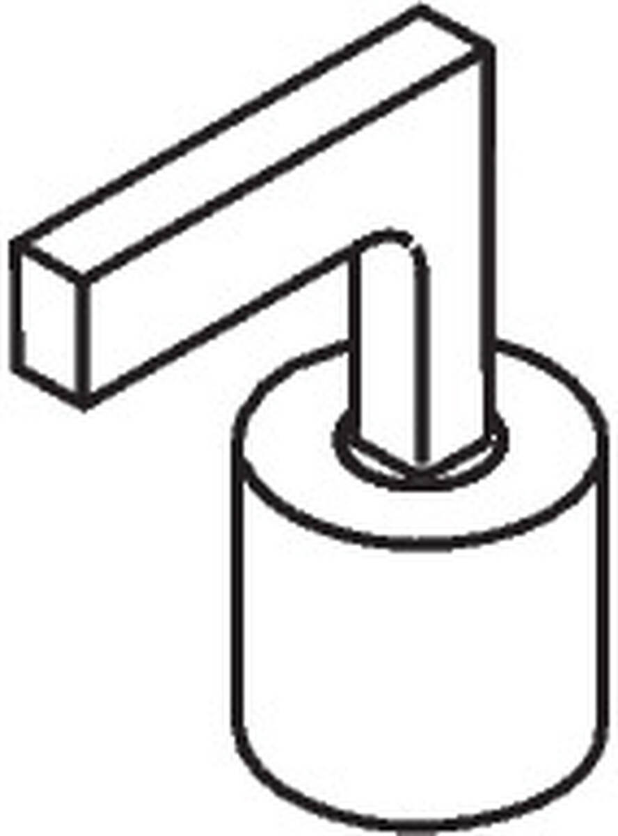 HANSGROHE ND  páková rukojeť 4-otv. Citterio #39294000 - chrom