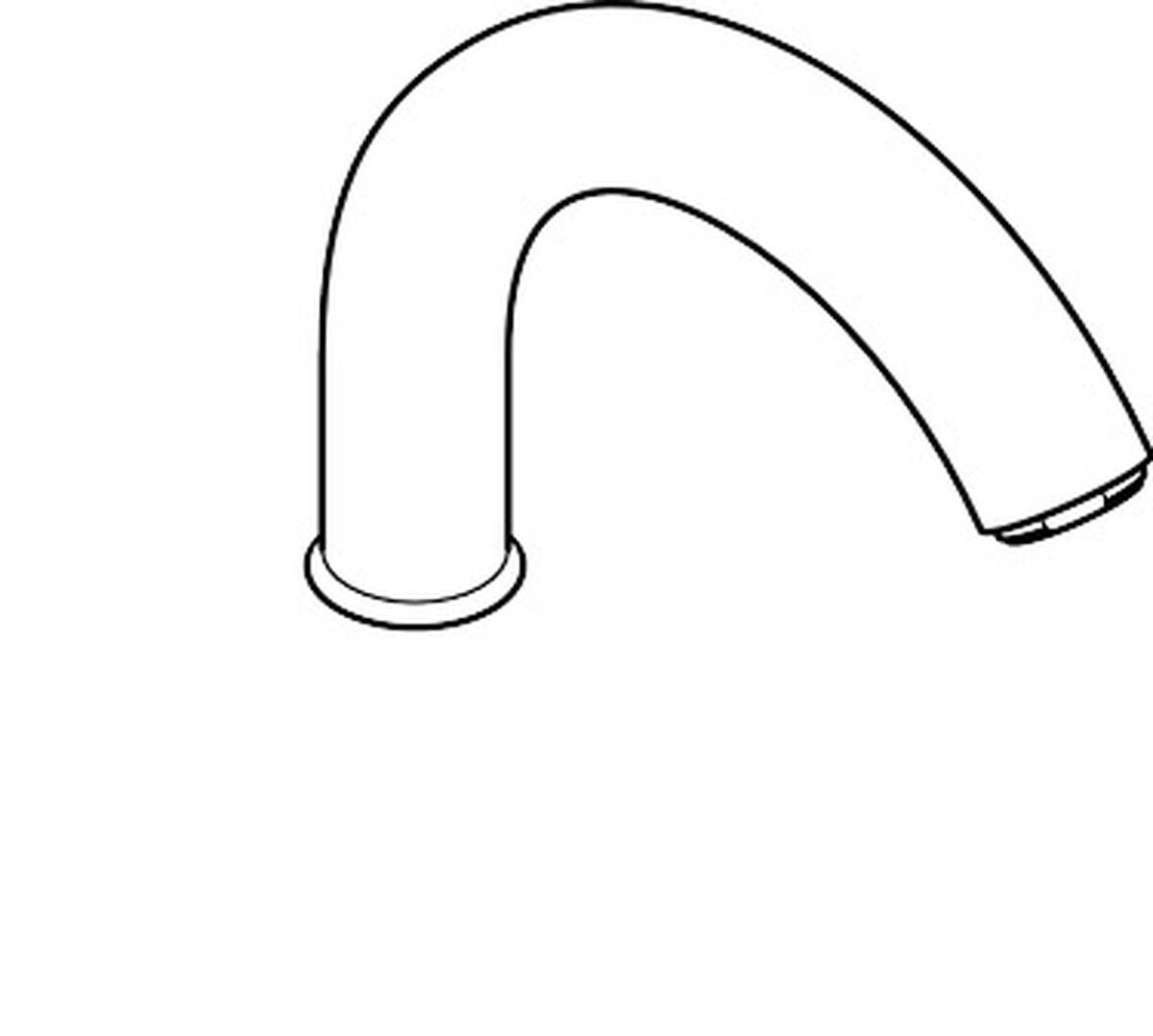 HANSGROHE Kompletní výtoková trubice #92030430 - Červená