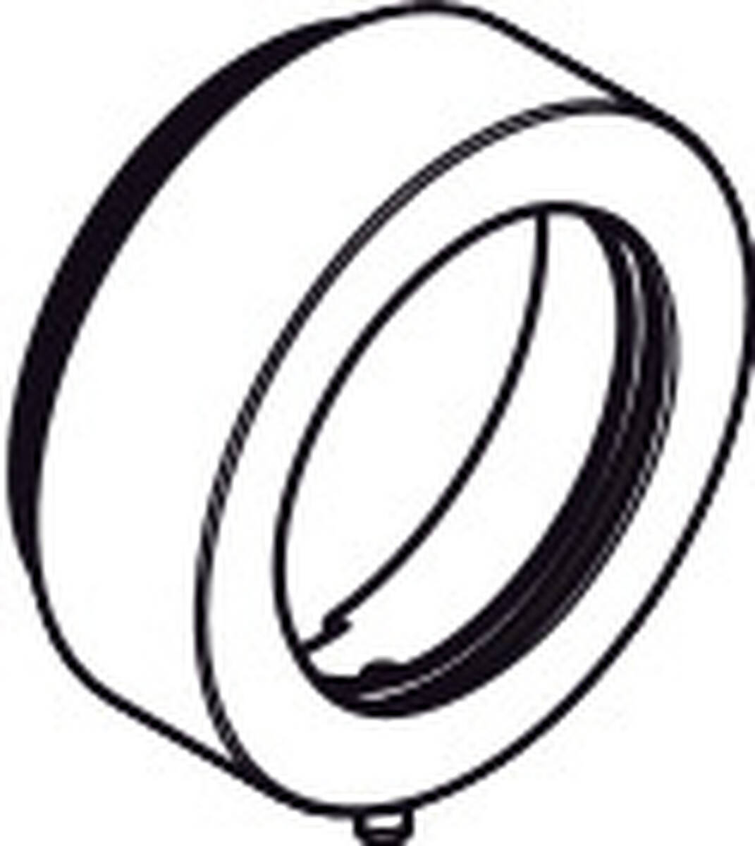 HANSGROHE Rozeta Ø 65 mm #92228340 - kartáčovaný černý chrom