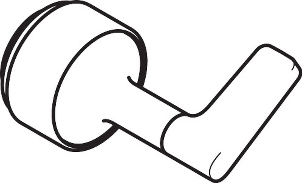 HANSGROHE Rukojeť #92441310 - kartáčovaná červená zlatá