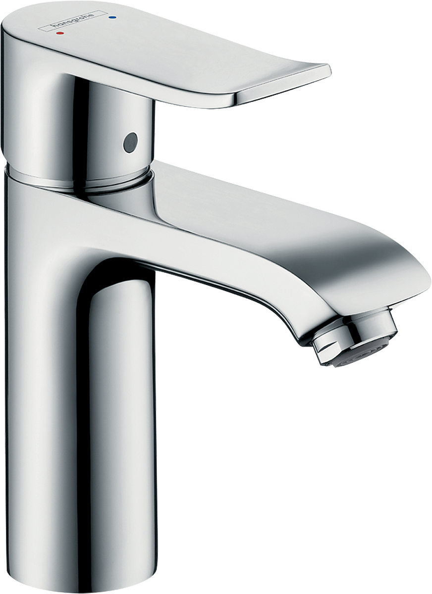 HANSGROHE Metris Páková umyvadlová baterie 110 LowFlow s odtokovou soupravou s táhlem #31203000 - chrom