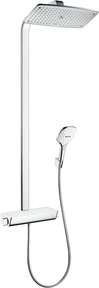 HANSGROHE Raindance E Showerpipe 360 1jet EcoSmart s termostatem #27286400 - bílá/chrom