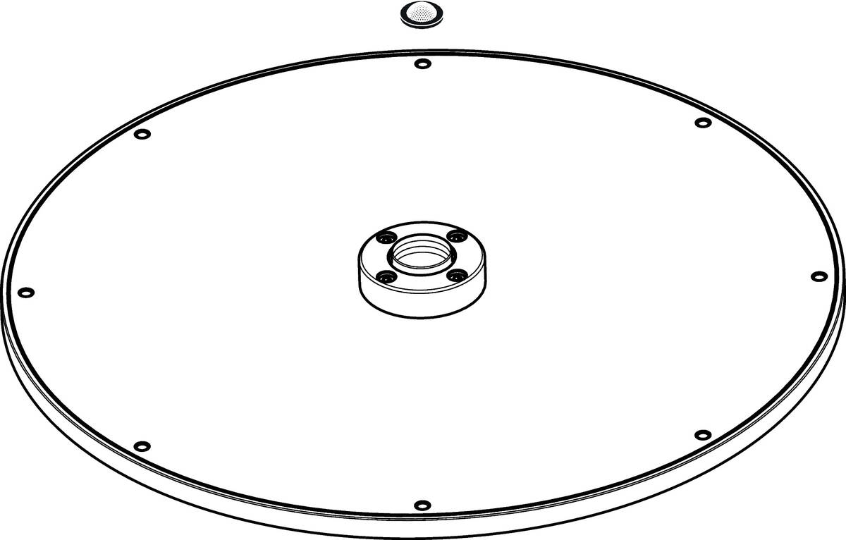 HANSGROHE Sprchová hlavice #93288800 - Optická nerezová ocel