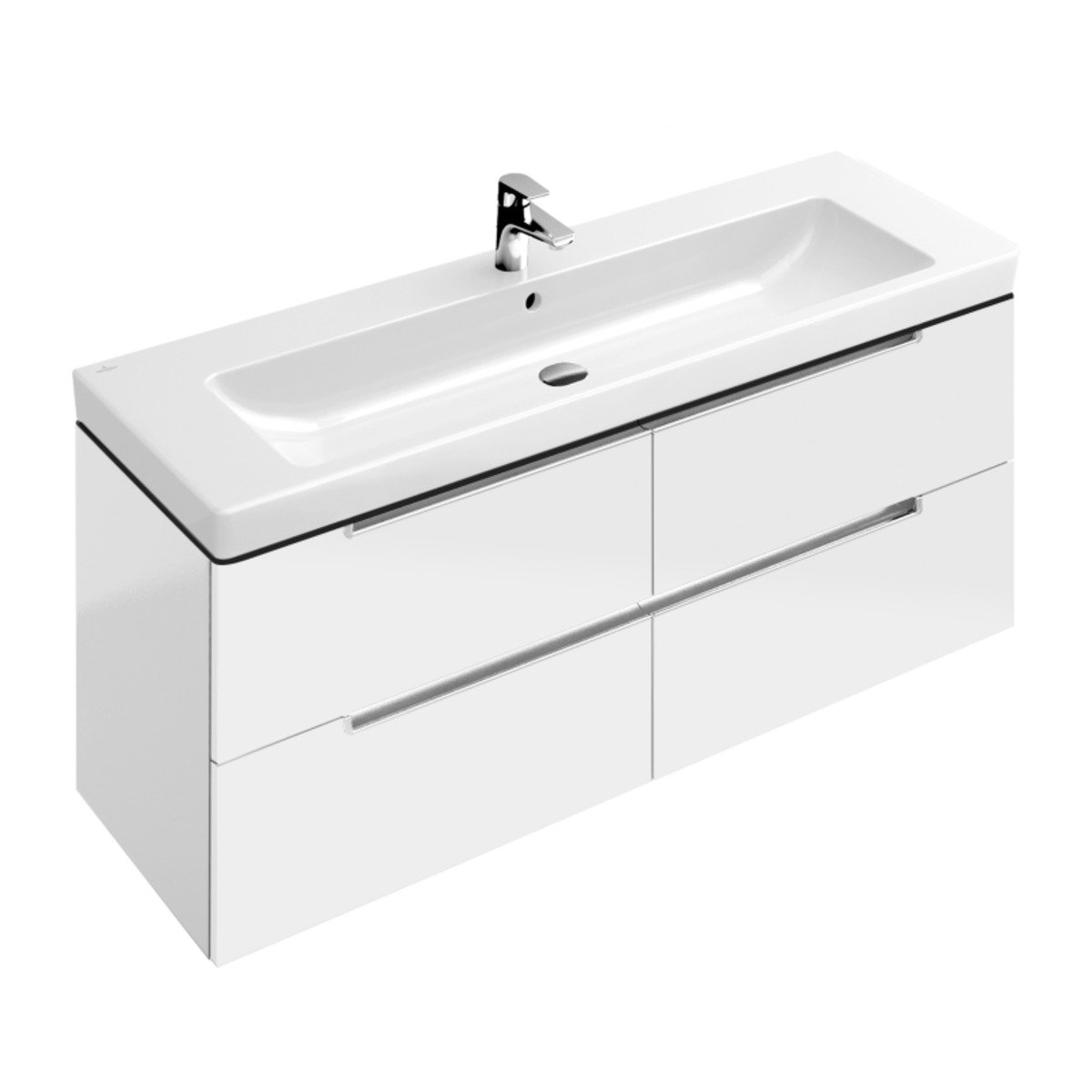 VILLEROY & BOCH Subway 2.0 skříňka pod umyvadlo 1287x520x449mm A69800BM bílá