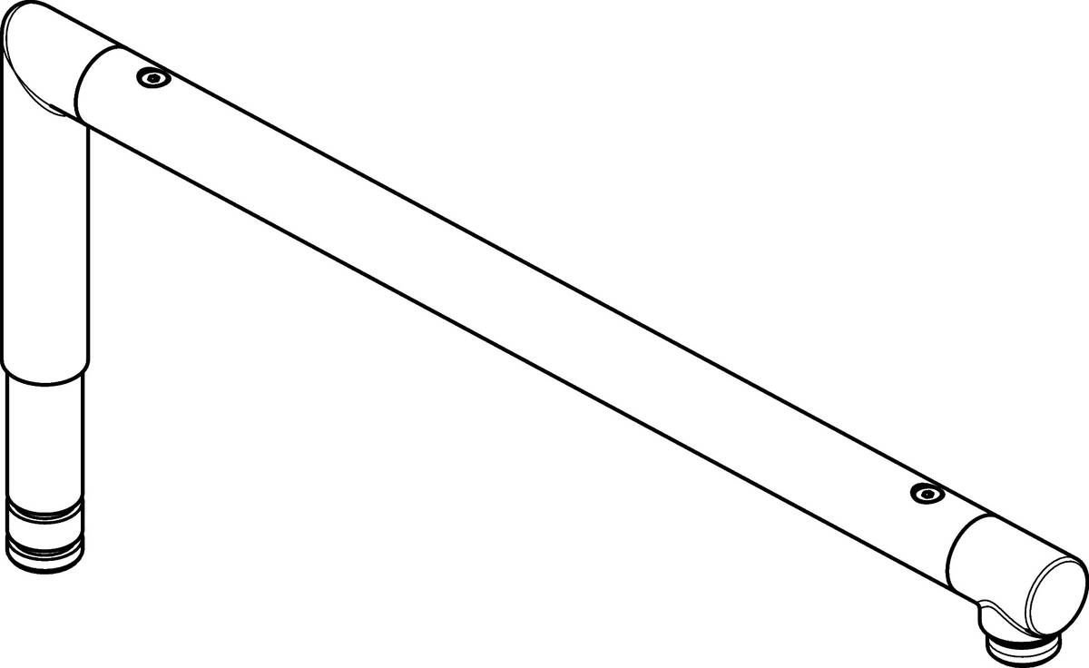 HANSGROHE ND trubkové sprchové rameno #93289000 - chrom