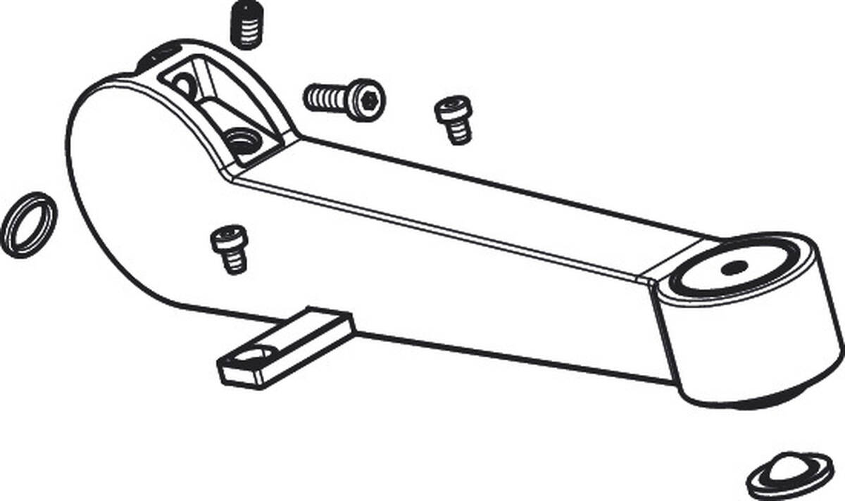 HANSGROHE Sprchové rameno #93788700 - Matná bílá