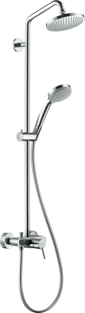 HANSGROHE Croma 100 Showerpipe 160 s jednopákovou baterií EcoSmart #27155000