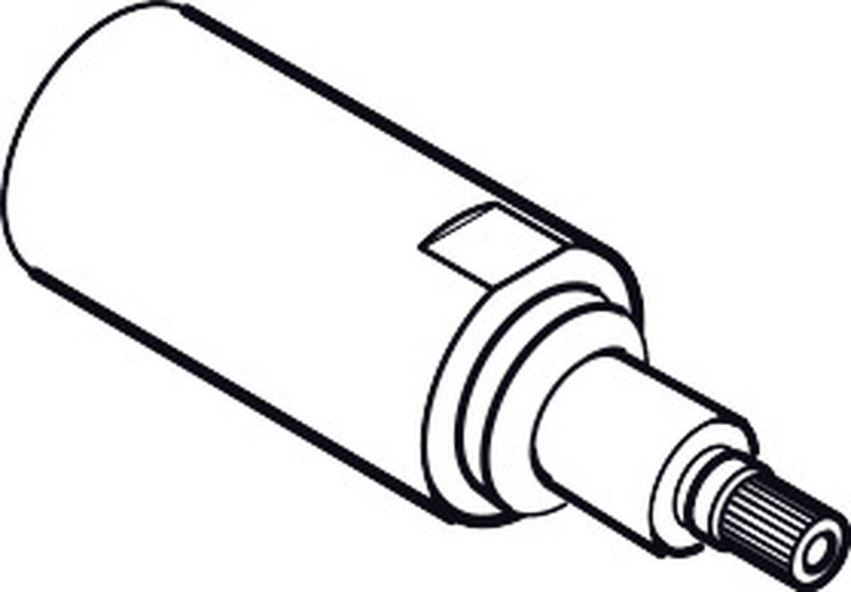 HANSGROHE DN15 (½") nátrubek + uzavírací jednotka 92929000 DN20 (¾") #92651000 - chrom