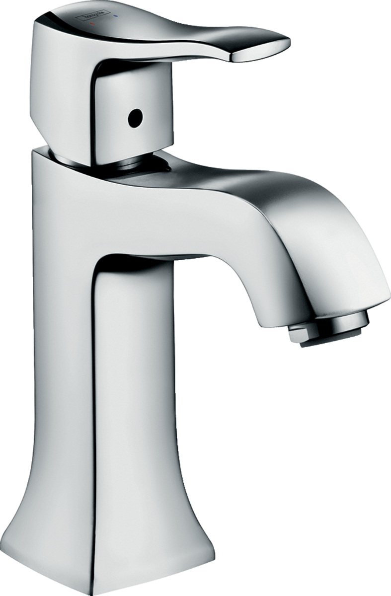 HANSGROHE Jednopáková umyvadlová baterie Metris Classic 100 bez výsuvného odpadu #31077000