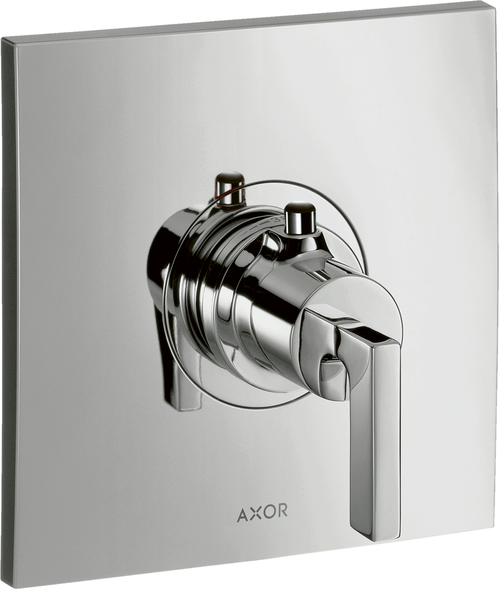 HANSGROHE AXOR Citterio Termostat HighFlow s podomítkovou instalací, s páčkovou rukojetí #39711000 - chrom