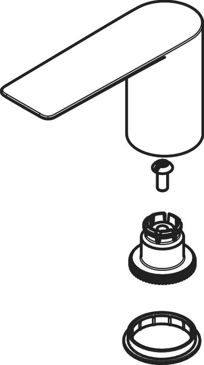 HANSGROHE rukojeť pro teplou vodu #94310700