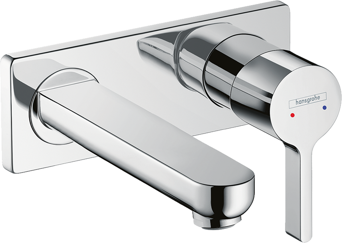 HANSGROHE Metris S podomítková jednopáková umyvadlová baterie pro montáž na stěnu s výtokem 16,5 cm #31162000