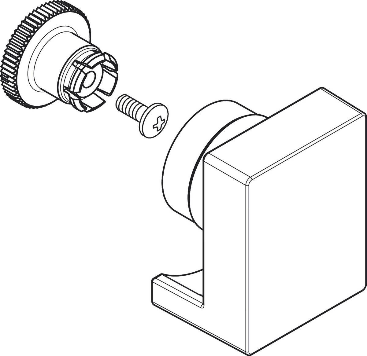 HANSGROHE Rukojeť #94570700 - matná bílá
