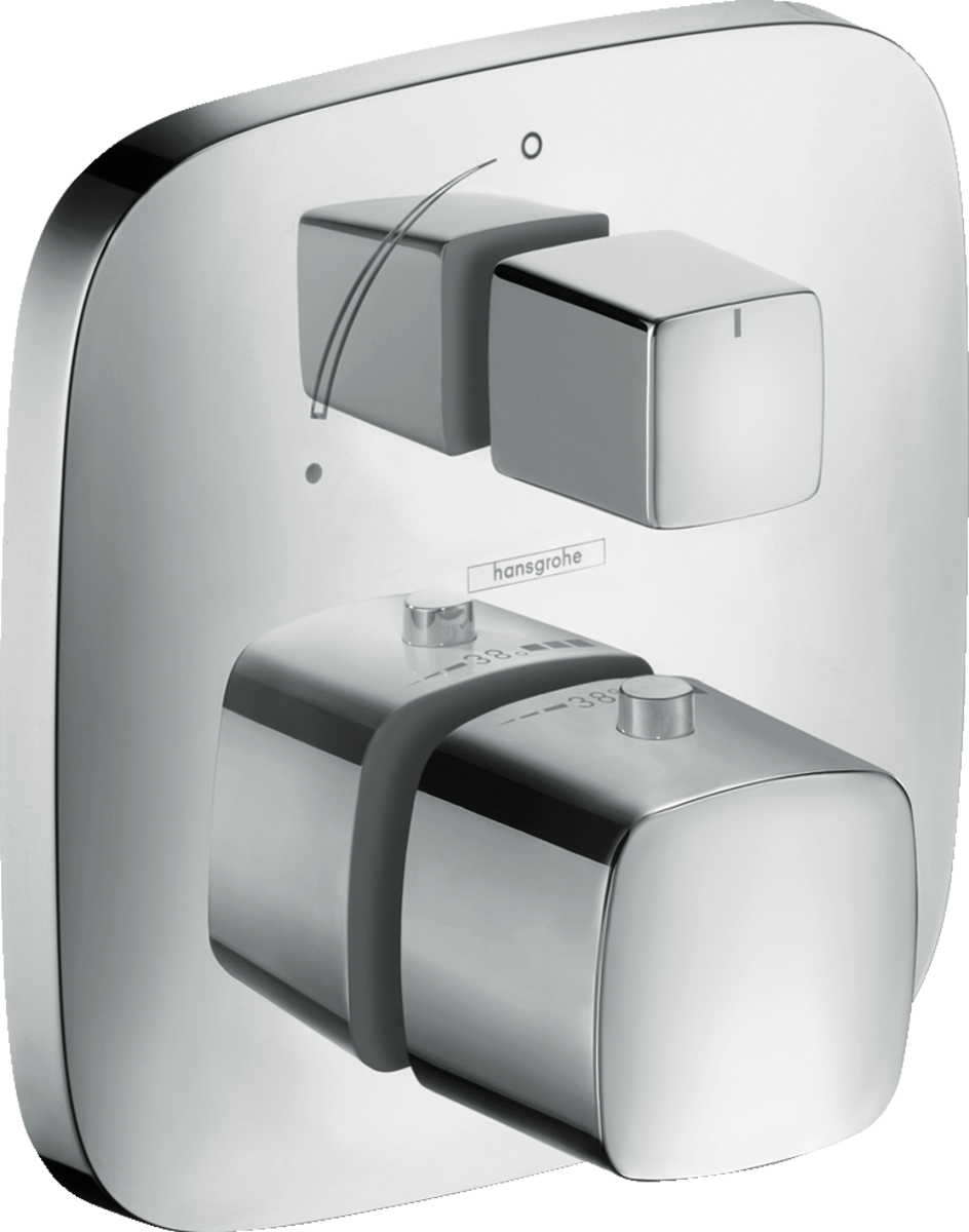 HANSGROHE Splachovací termostat PuraVida s uzavíracím ventilem #15775000