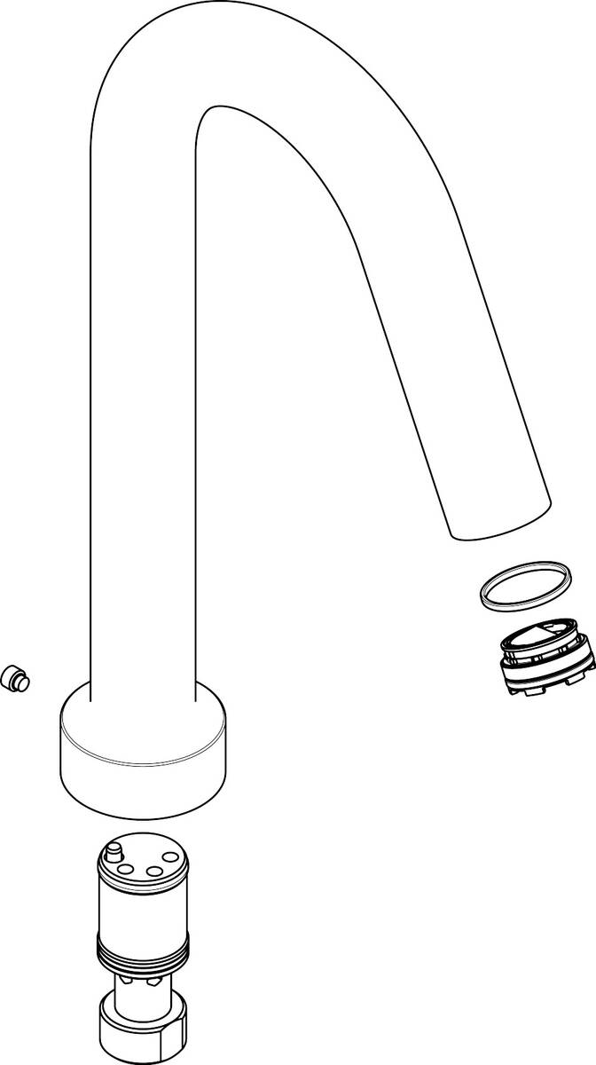 HANSGROHE Výlevka cpl. #95258300 - Leštěné červené zlato