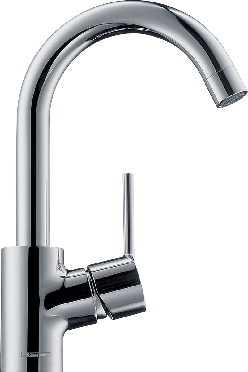 HANSGROHE Jednopáková umyvadlová baterie Talis S s výsuvným odpadem a otočnou výtokovou trubicí 120° #32073000