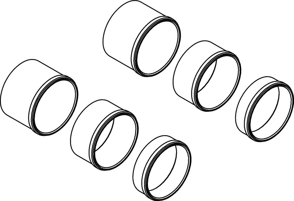 HANSGROHE ND sada objímek pro umyv. baterii AXOR Uno #97971000