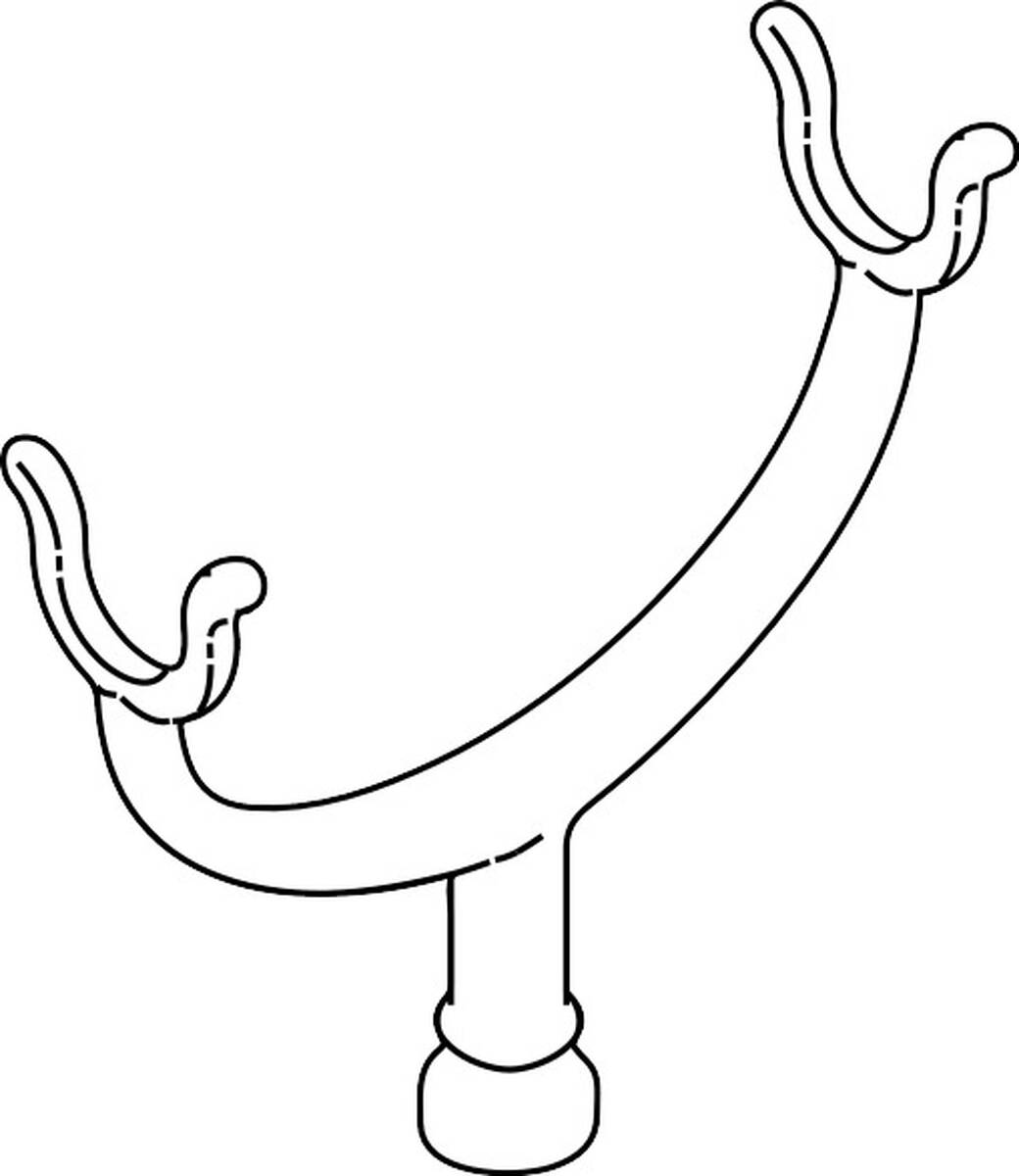 HANSGROHE Sprchová vidlice #98590130 - Leštěný bronz
