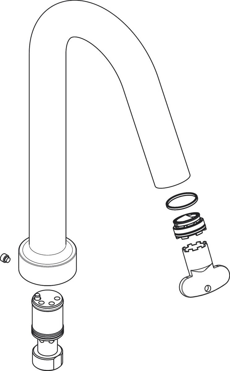 HANSGROHE Výlevka cpl. #98997000 - Chrom