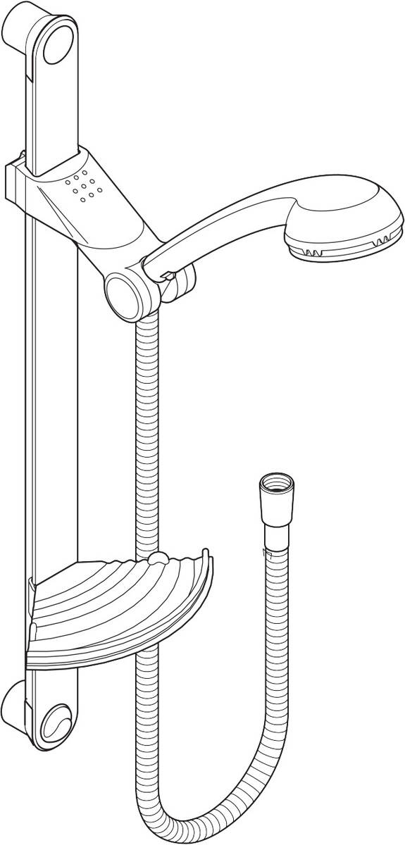 HANSGROHE Aktiva sprchový set UNICA'F & AKTIVA F'6 90 CM #27840000