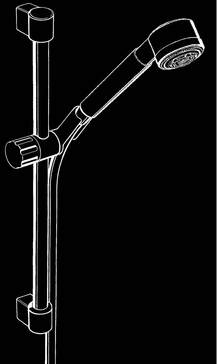 HANSGROHE Sprchová souprava AXOR Steel #27940800