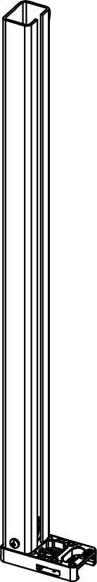 TECE ND podpěra montážního prvku, levá #9820332