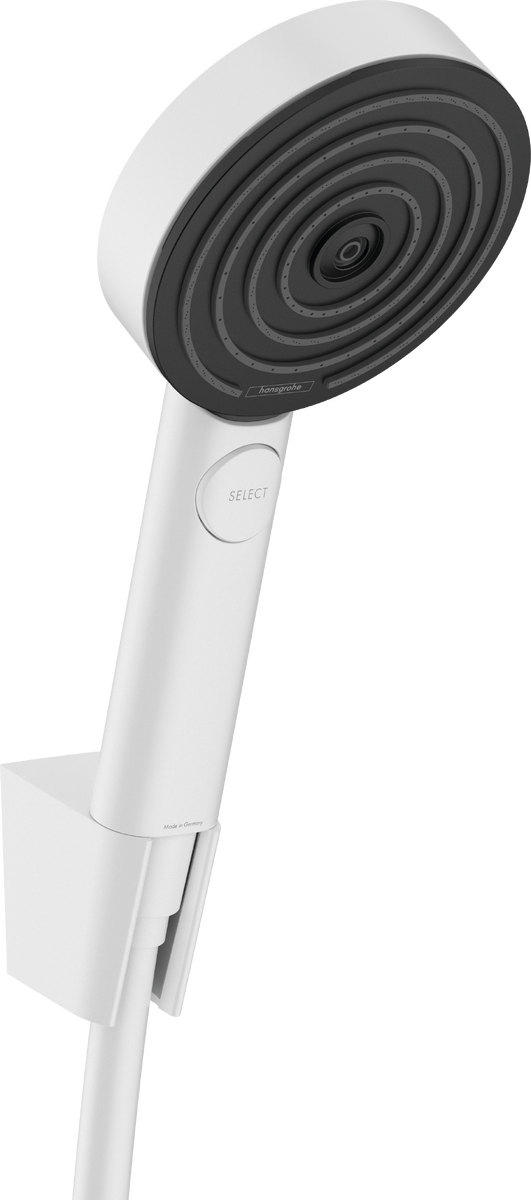 HANSGROHE Pulsify Select S Sada se sprchovým držákem 105 3jet Relaxation se sprchovou hadicí 160 cm #24303700 - matná bílá
