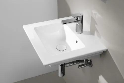 VILLEROY BOCH Umyvadlo Venticello s ručním oplachováním, 500 x 420 x 150 mm, bílá Alpine CeramicPlus, s přepadem #412450R1, obrázek 9