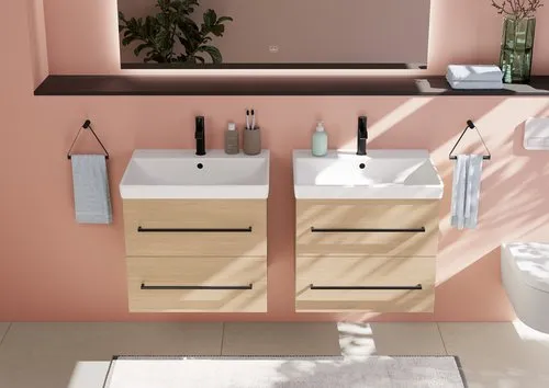 VILLEROY BOCH Avento toaletní skříňka, 2 výsuvy, 576 x 514 x 484 mm, dub severský #A88910VJ, obrázek 9