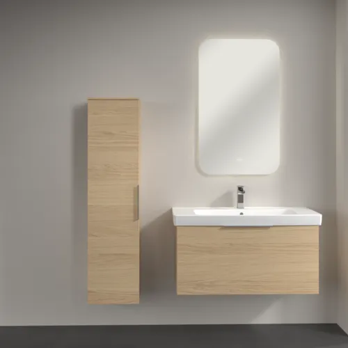 VILLEROY BOCH Vysoká skříň Architectura, 1 dveře, 350 x 1400 x 364 mm, dub severský #B89600VJ, obrázek 4