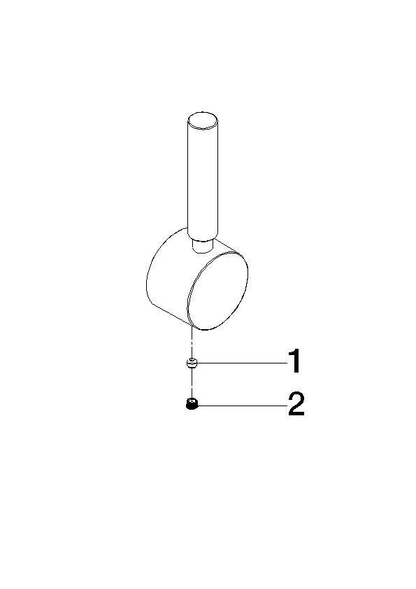 DORNBRACHT Rukojeť - Platinum #90206602700-08