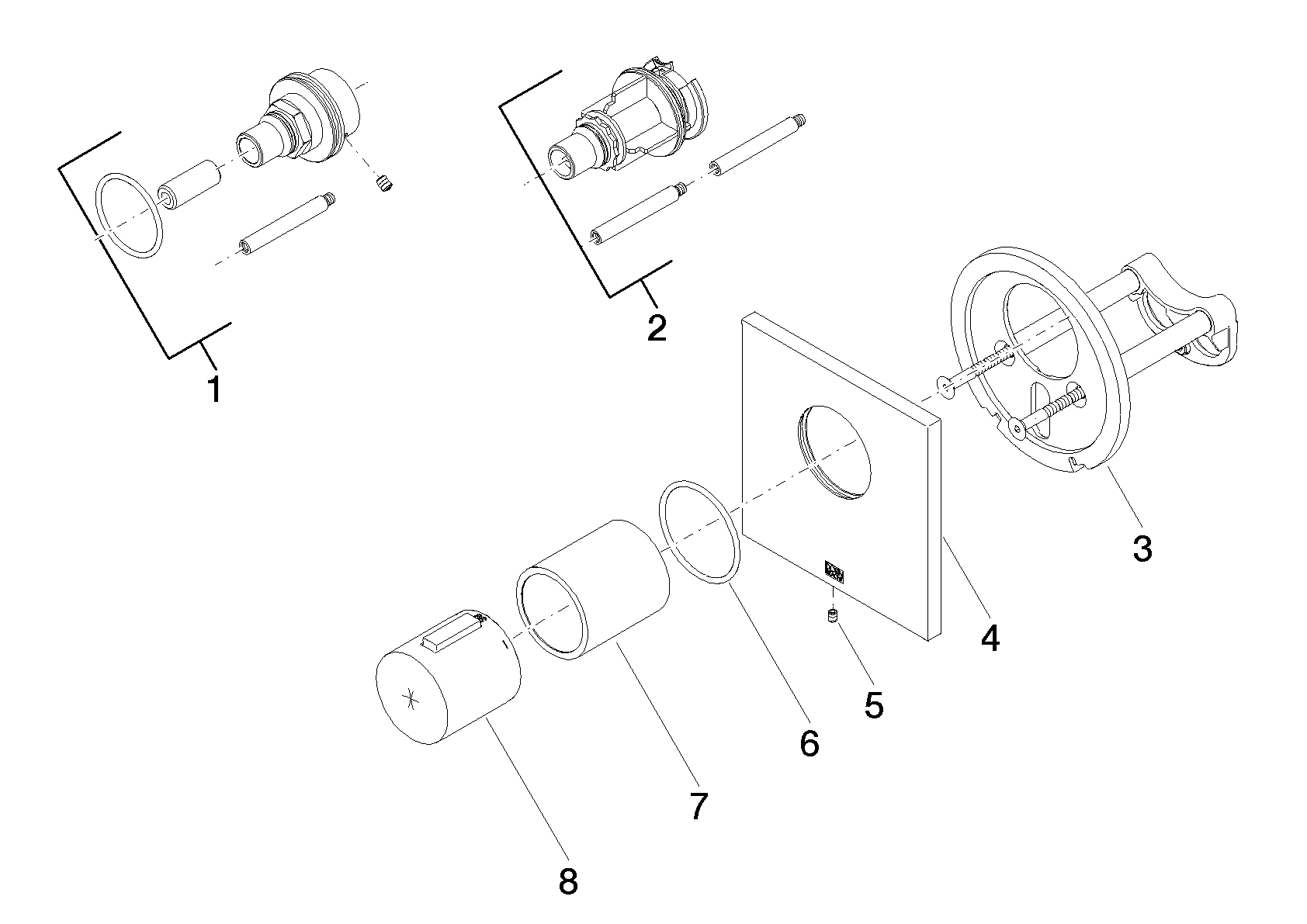 DORNBRACHT Termostat xTOOL UP bez ovládání hlasitosti - chrom #36416780-00