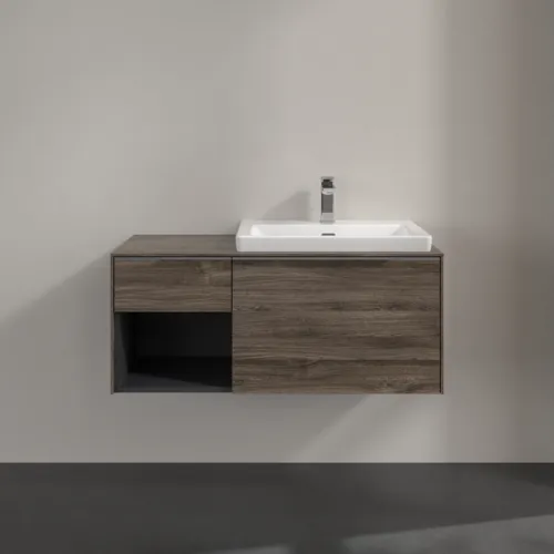 VILLEROY BOCH Subway 3.0 Vanity unit, 2 výsuvy, 1001 x 423 x 516 mm, Stone Oak / Stone Oak #C57100RK, obrázek 3