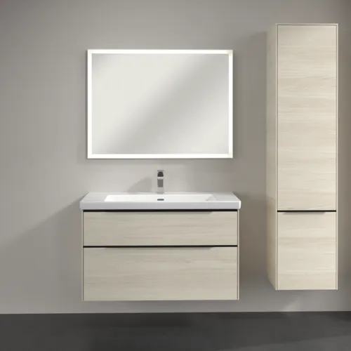 VILLEROY BOCH Vysoká skříňka Subway 3.0, 2 dveře, 400 x 1710 x 362 mm, bílý dub #C58701AA, obrázek 3