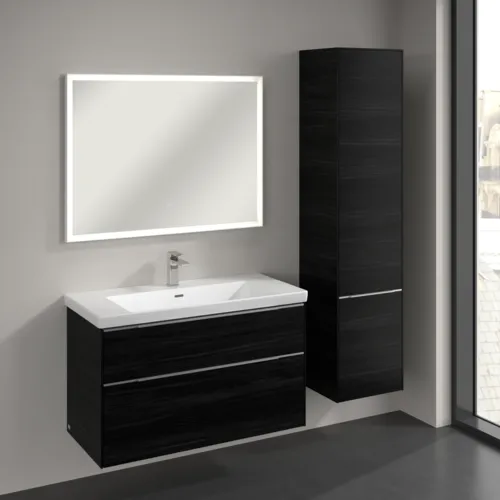 VILLEROY BOCH Vysoká skříň Subway 3.0, 2 dveře, 400 x 1710 x 362 mm, černý dub #C58700AB, obrázek 3