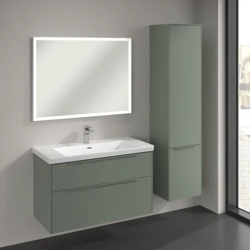 VILLEROY BOCH Subway 3.0 Vysoká skříň, 2 dveře, 400 x 1710 x 362 mm, jemně zelená #C58702AF, obrázek 3