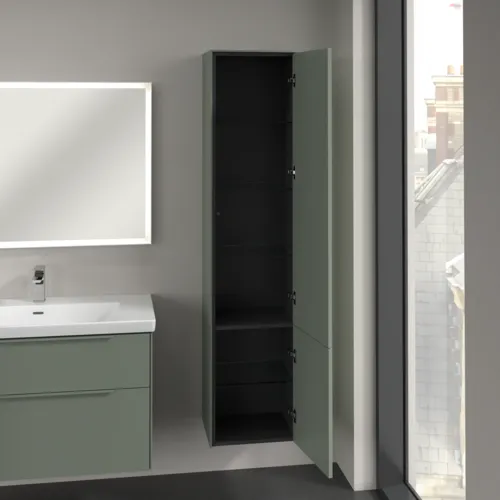 VILLEROY BOCH Subway 3.0 Vysoká skříň, 2 dveře, 400 x 1710 x 362 mm, jemně zelená #C58702AF, obrázek 5
