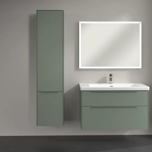 VILLEROY BOCH Subway 3.0 Vysoká skříň, 2 dveře, 400 x 1710 x 362 mm, jemně zelená #C58602AF, obrázek 4