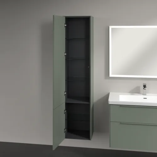 VILLEROY BOCH Subway 3.0 Vysoká skříň, 2 dveře, 400 x 1710 x 362 mm, jemně zelená #C58602AF, obrázek 5