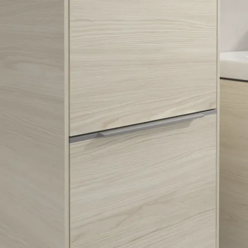 VILLEROY BOCH Vysoká skříňka Subway 3.0, 2 dveře, 400 x 1710 x 362 mm, bílý dub #C58600AA, obrázek 6