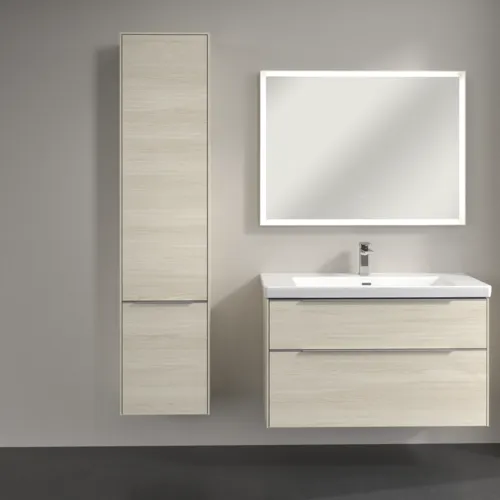 VILLEROY BOCH Vysoká skříňka Subway 3.0, 2 dveře, 400 x 1710 x 362 mm, bílý dub #C58600AA, obrázek 4