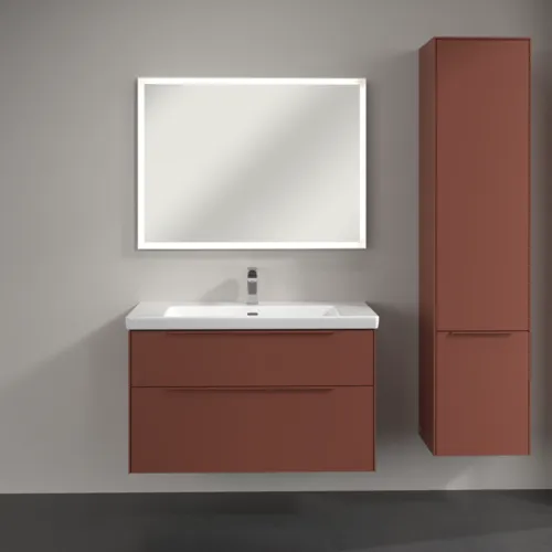 VILLEROY BOCH Vysoká skříňka Subway 3.0, 2 dveře, 400 x 1710 x 362 mm, vínově červená #C58702AH, obrázek 4