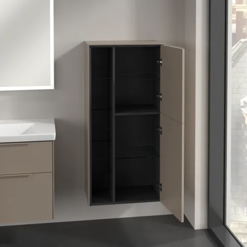 VILLEROY BOCH Středová skříňka Subway 3.0, 2 dveře, 574 x 1200 x 362 mm, taupe / taupe #C59902VM, obrázek 5