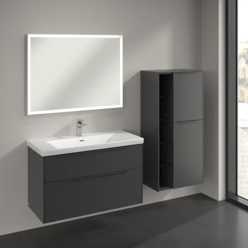 VILLEROY BOCH Středová skříňka Subway 3.0, 2 dveře, 574 x 1200 x 362 mm, Grafit / Grafit #C59902VR, obrázek 3
